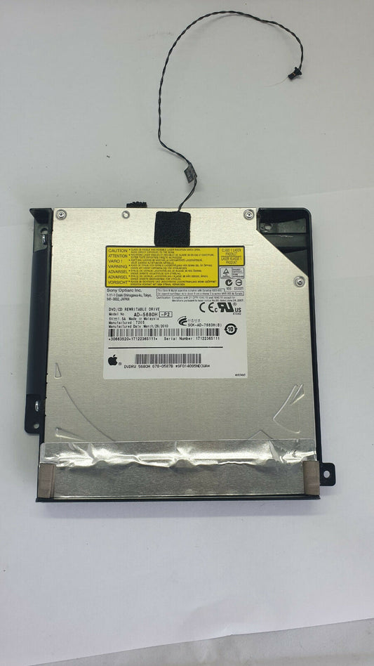 APPLE iMac 27-inch 2009 2.66GHz i5 A1312 SLIMLINE SUPER DVD DRIVE 678-0587B