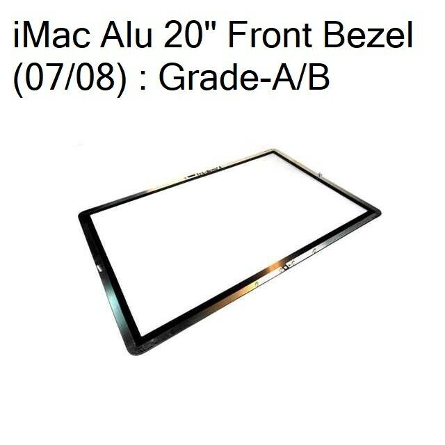 Apple iMac 20 Aluminum A1224 Front LCD Screen Bezel 07/08 Grade-B/C / 922-8514