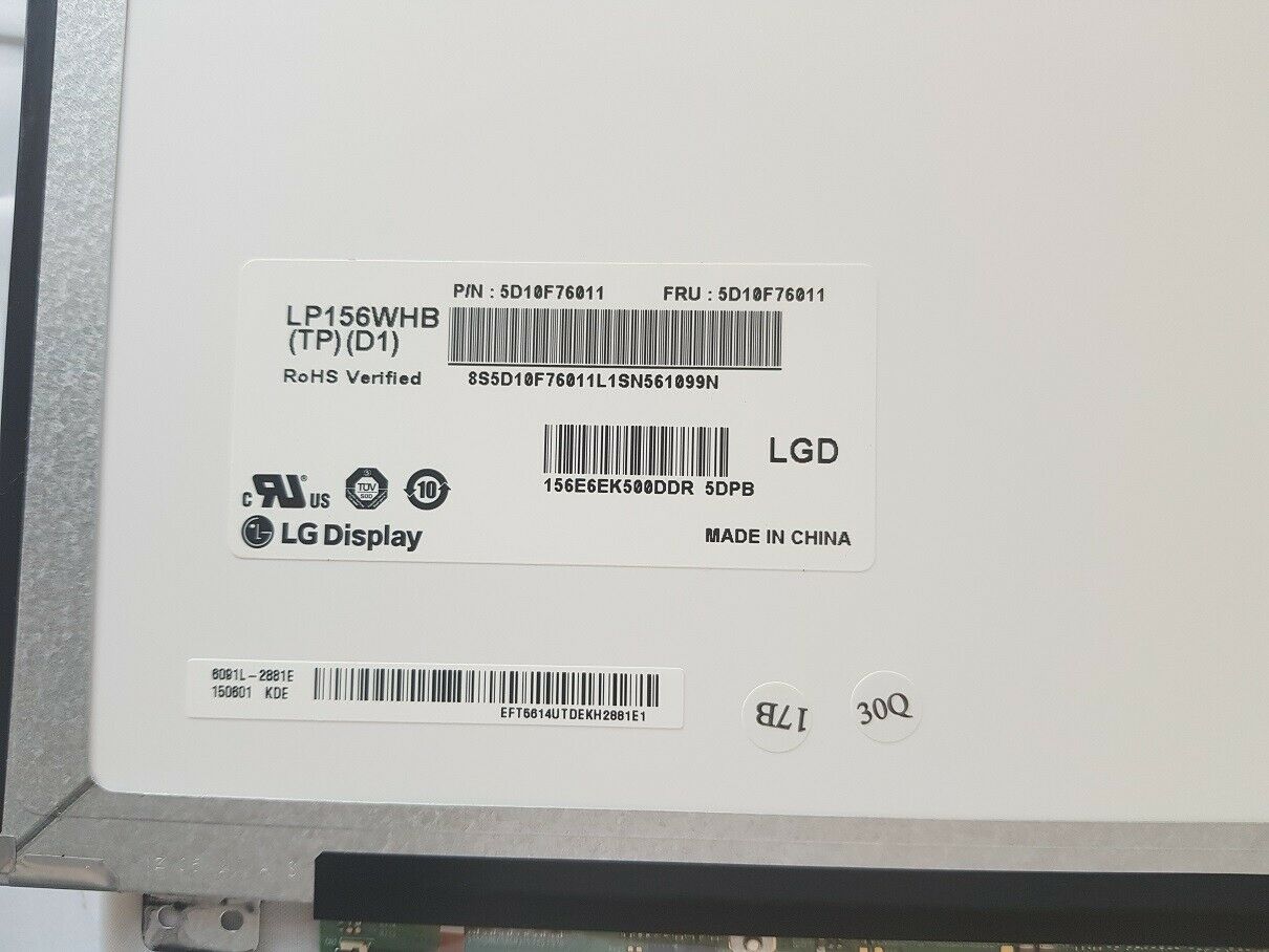 Lenovo B50-80 Series Laptop 15.6" LED LCD Matte Screen LP156WHB(TP)(D1) Grade B