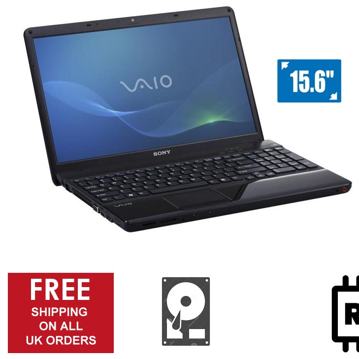 Sony Vaio VPCEB3J1E 15.6" i3 M370 2.40GHz, 4GB 320GB Win 10 Pro Webcam Laptop