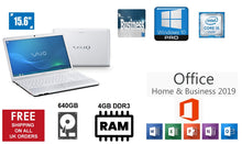 Load image into Gallery viewer, Sony Vaio VPCEH 15.6&quot; i5-2450M 2.50GHz 4GB 640GB Webcam HDMI Laptop
