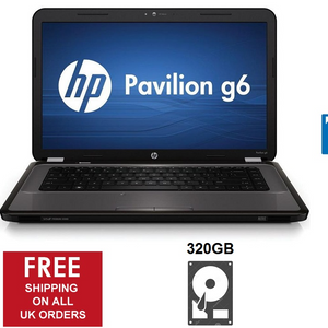 hp Pavilion g6-1159sa 15.6" i3 M370 2.40GHz 4GB 320GB Webcam HDMI Laptop