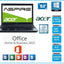 Acer Aspire 5755 15.6 inch laptop with i5-240M processor, 500GB SATA HDD, 8GB RAM, and Windows 10 Pro operating system, including Office Home & Business 2019.