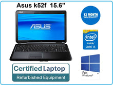 Load image into Gallery viewer, Cheap Asus k52f 15.6 i5 m480 2.67ghz, 4gb 320gb, w10 Pro Webcam, Hdmi Laptop
