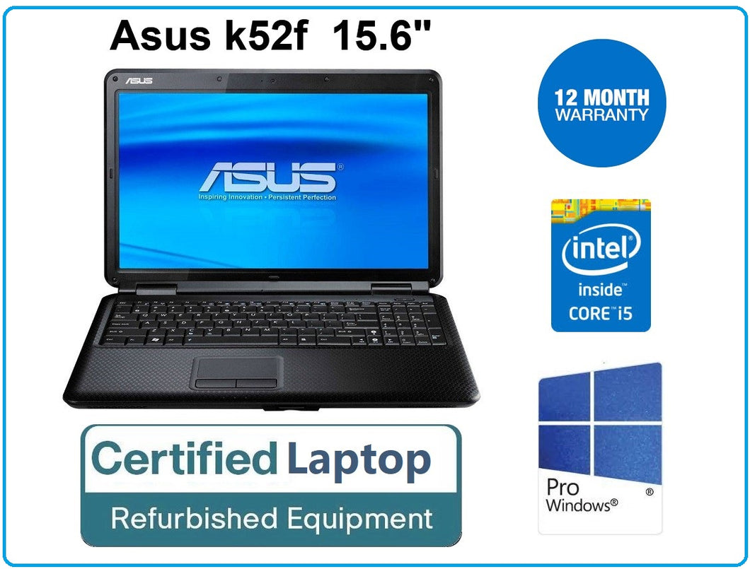 Cheap Asus k52f 15.6 i5 m480 2.67ghz, 4gb 320gb, w10 Pro Webcam, Hdmi Laptop