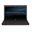 HP Probook 4510s laptop with a black color scheme, featuring a screen, keyboard, and visible webcam.