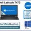 Dell Latitude 7470 14.1" i7-6600U 2.60GHz 8GB 256GB SSD Business Laptop w10 Pro