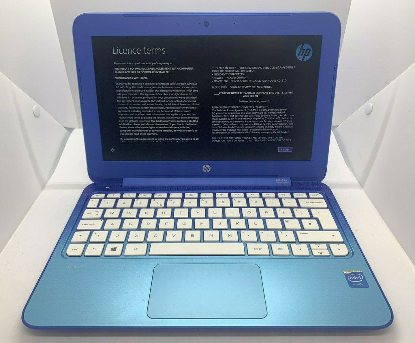 HP Stream Notebook PC 11-d007na Laptop Intel Celeron N2840 2GB RAM Windows 10