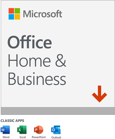 Microsoft Office 2019 Home and Business | 1 User | 1 PC (Windows 10) or Mac | One-Time Purchase | Multilingual | Download T5D-03183