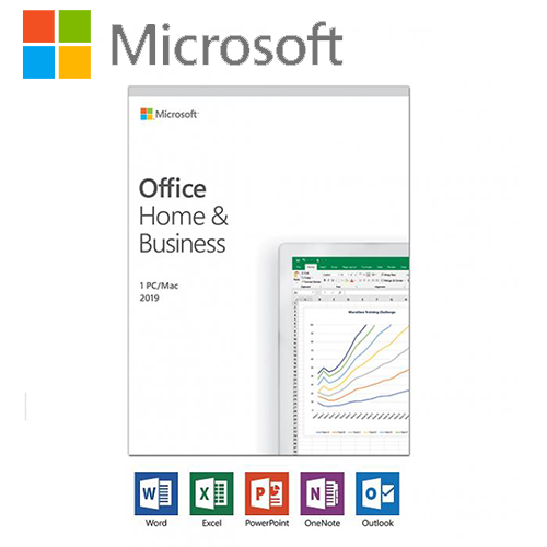 Microsoft Office Home and Business 2019 For MAC/ Windows PC 1 | Lifetime  (32/64Bit) | T5D-03183