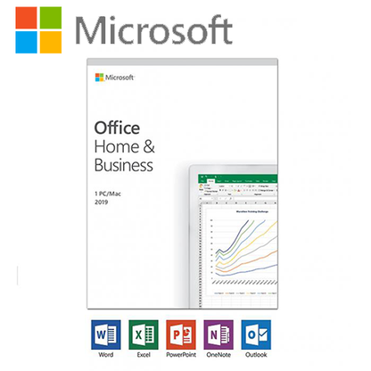 Microsoft Office Home and Business 2019 For MAC/ Windows PC 1 | Lifetime  (32/64Bit) | T5D-03183