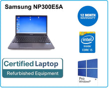 Load image into Gallery viewer, Samsung NP300E5A i5-2400M 2.50GHz 6GB Ram 250GB SATA HDMI W10 Pro Laptop
