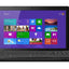 Toshiba Satellite Pro C50 laptop with a black color scheme, featuring a 15.6-inch screen displaying Windows 10 Pro interface, positioned flat.