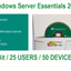 MS Windows Server 2016 Essentials 64Bit DVD & COA OEM Pack | G6S-00148
