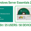 MS Windows Server 2016 Essentials 64Bit DVD & COA OEM Pack | G6S-00148