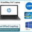 hp 15-bs559sa 15.6" i3-7100U 2.40GHz 1TB Webcam HDMI Slim laptop