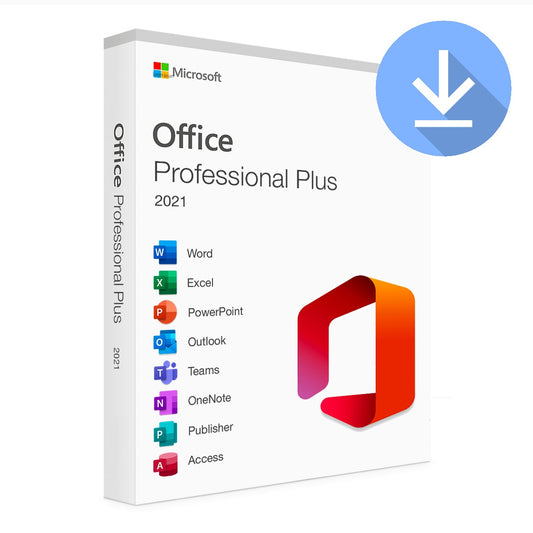 Microsoft Office Professional Plus 2021 License | For Win10 & 11 | 5PCs