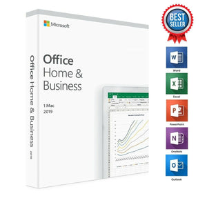 Microsoft Office Home and Business 2019 For MAC/ Windows PC 1 | Lifetime  (32/64Bit) | T5D-03183